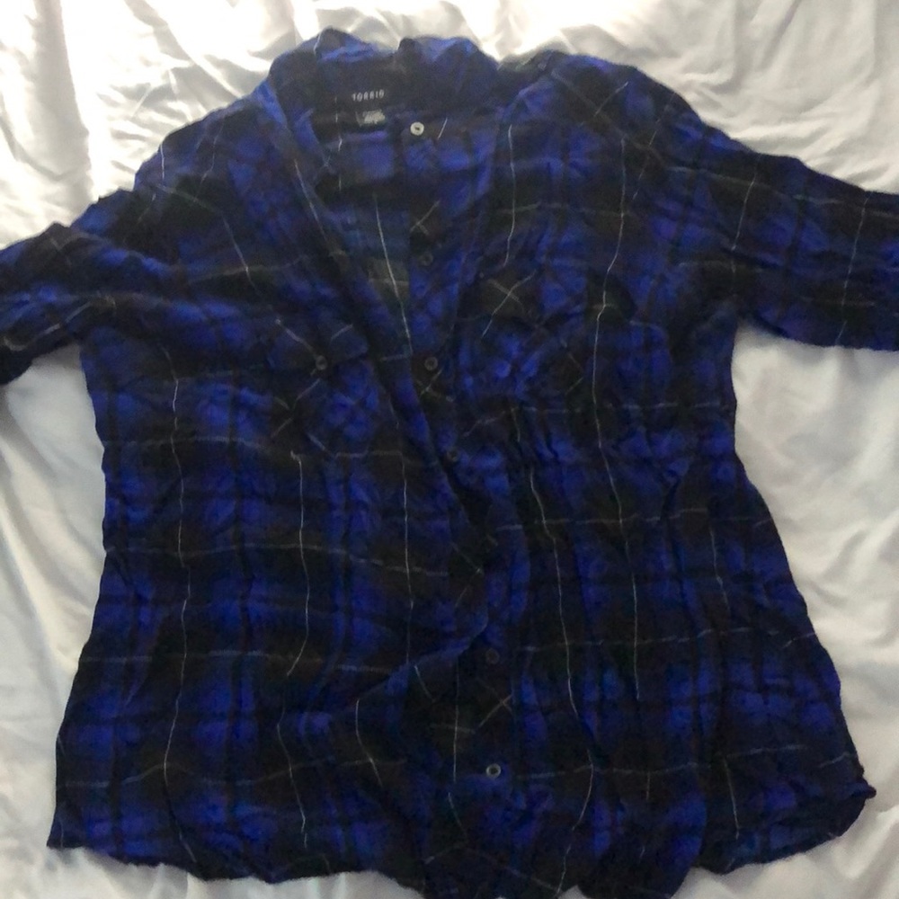 Blue flannel